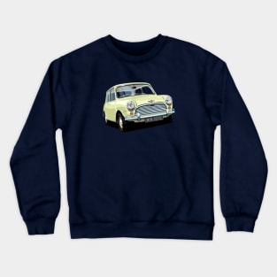 classic mini cooper in primrose Crewneck Sweatshirt